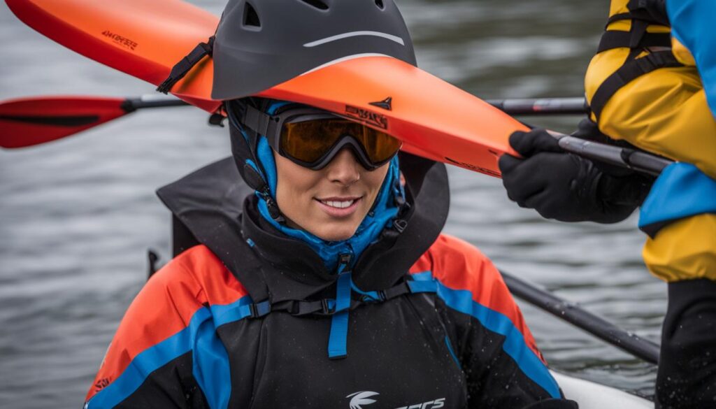 Cold water kayaking gear