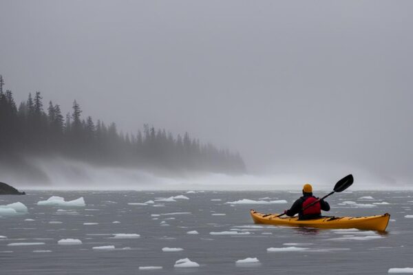 Cold water sea kayaking