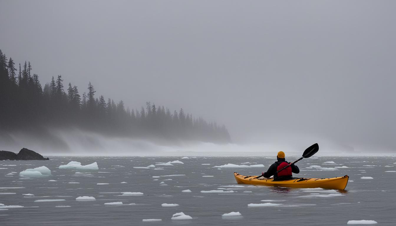 Cold water sea kayaking