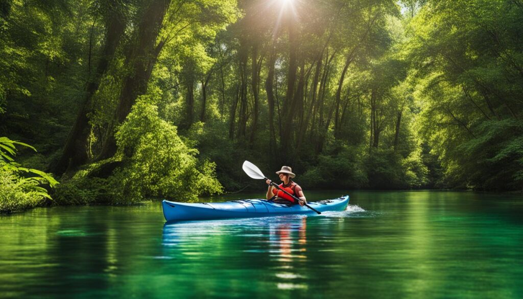 Eco-conscious kayaking