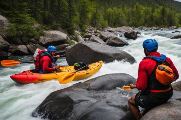 Emergency preparedness in whitewater kayaking