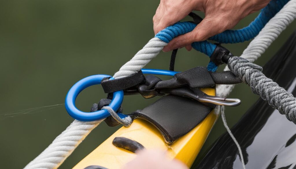 How to attach kayak anchor