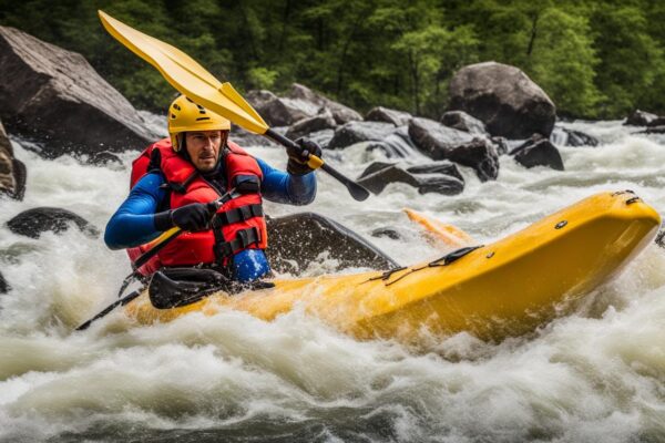 Identifying hazards in whitewater kayaking