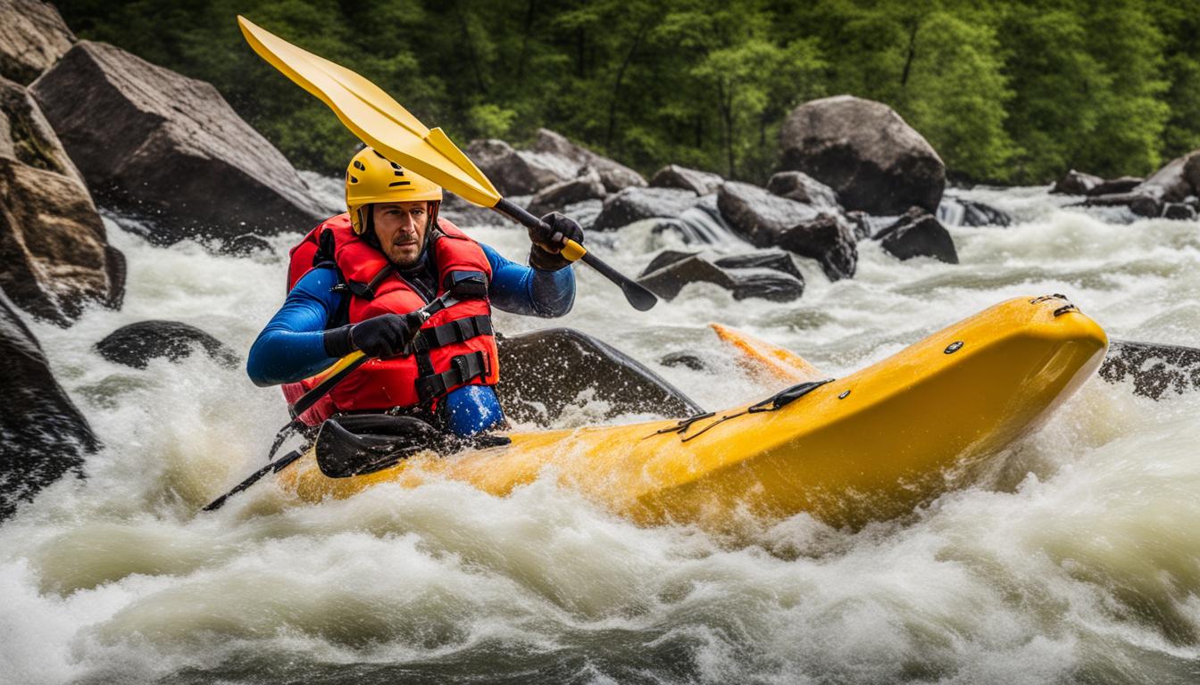 Identifying hazards in whitewater kayaking