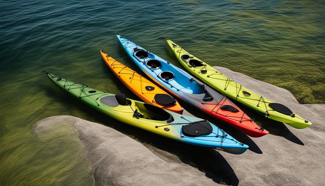 Kayak fishing paddles