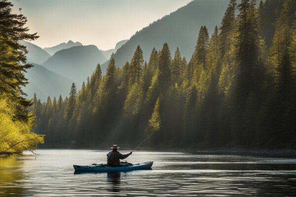 Kayak fly fishing techniques