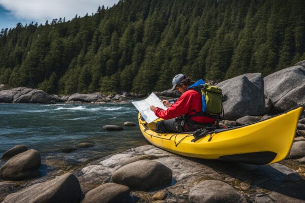 Kayaking route planning