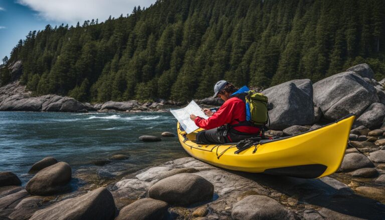 Kayaking route planning