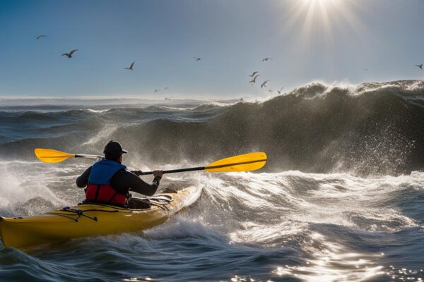 Open water paddling skills