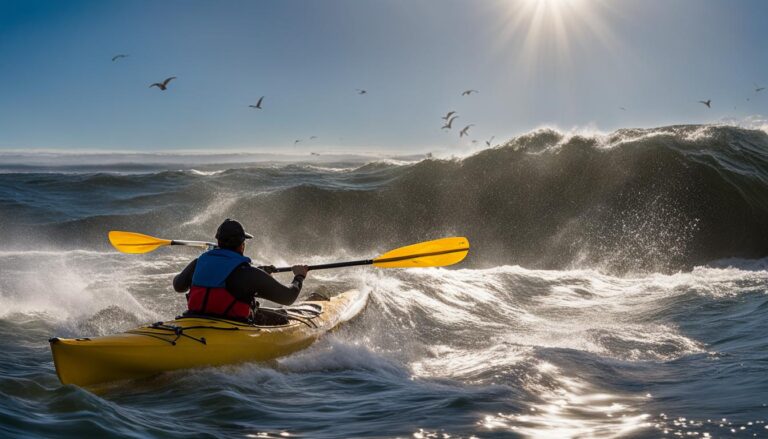 Open water paddling skills