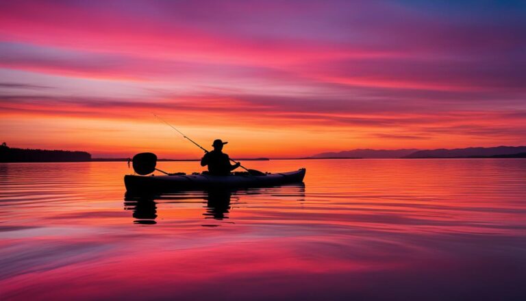 Prime kayak fishing times