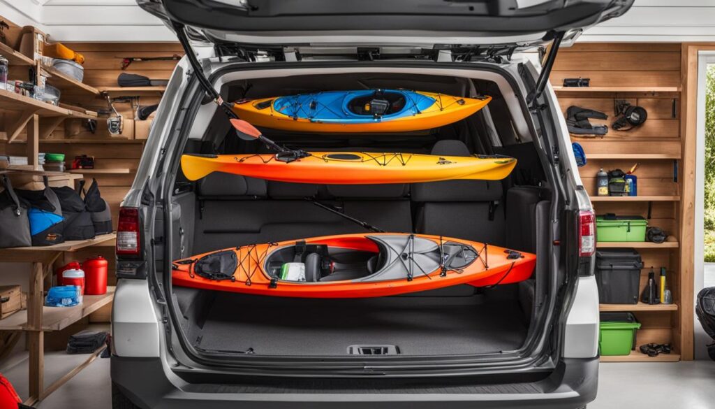 Safe kayak storage and transport