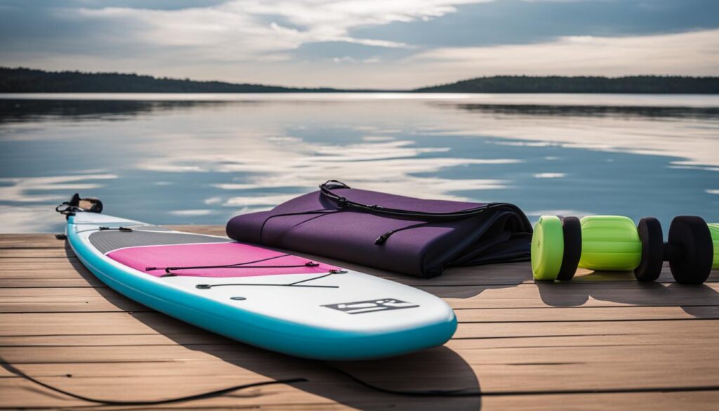 Stand up paddleboarding gear