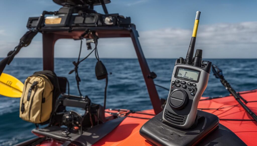 VHF radio for kayakers