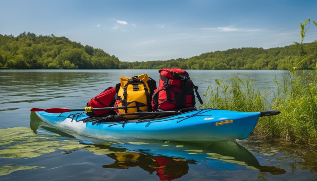 compact safety gear for kayaks
