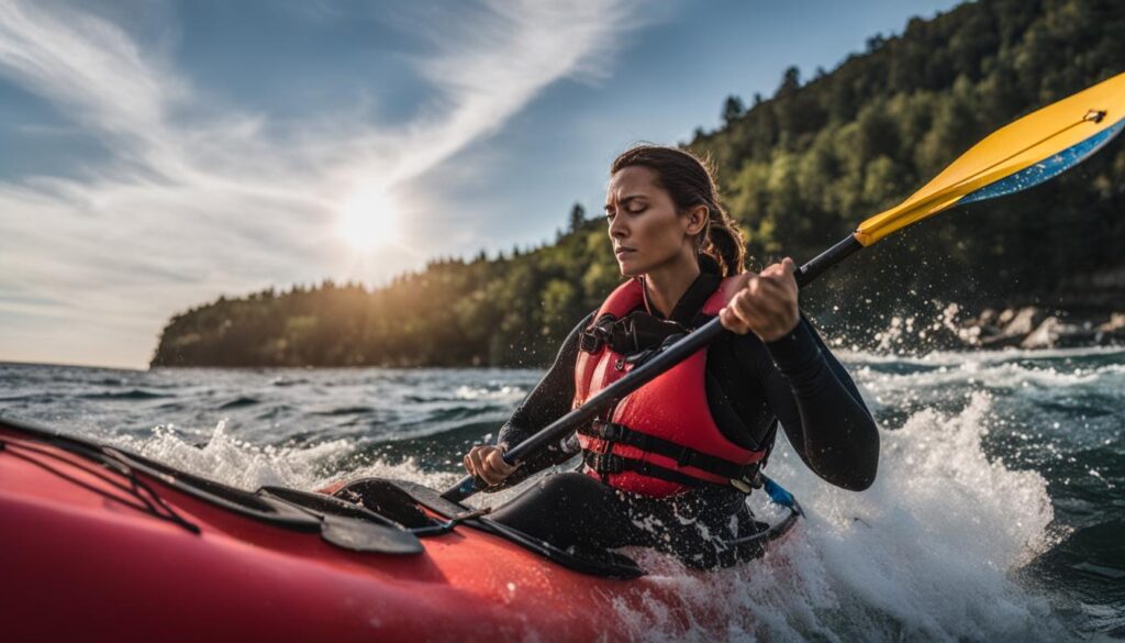 enhancing oxygen intake for kayaking
