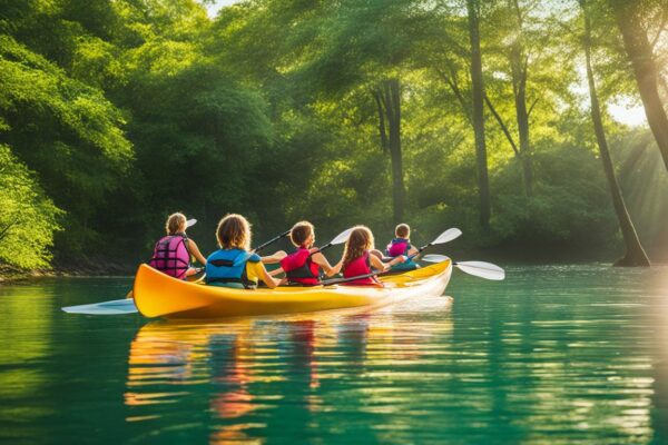 family-friendly kayaking