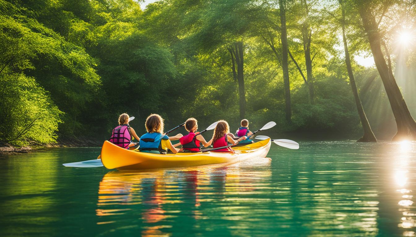 family-friendly kayaking