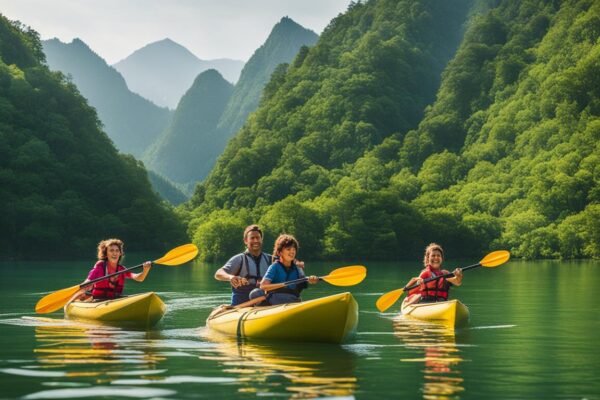 family kayaking destinations