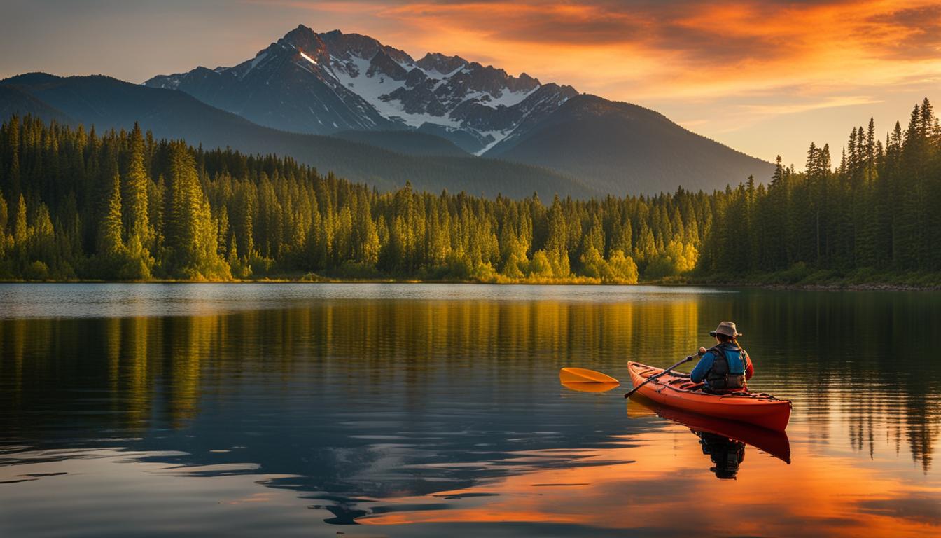kayak camping fishing