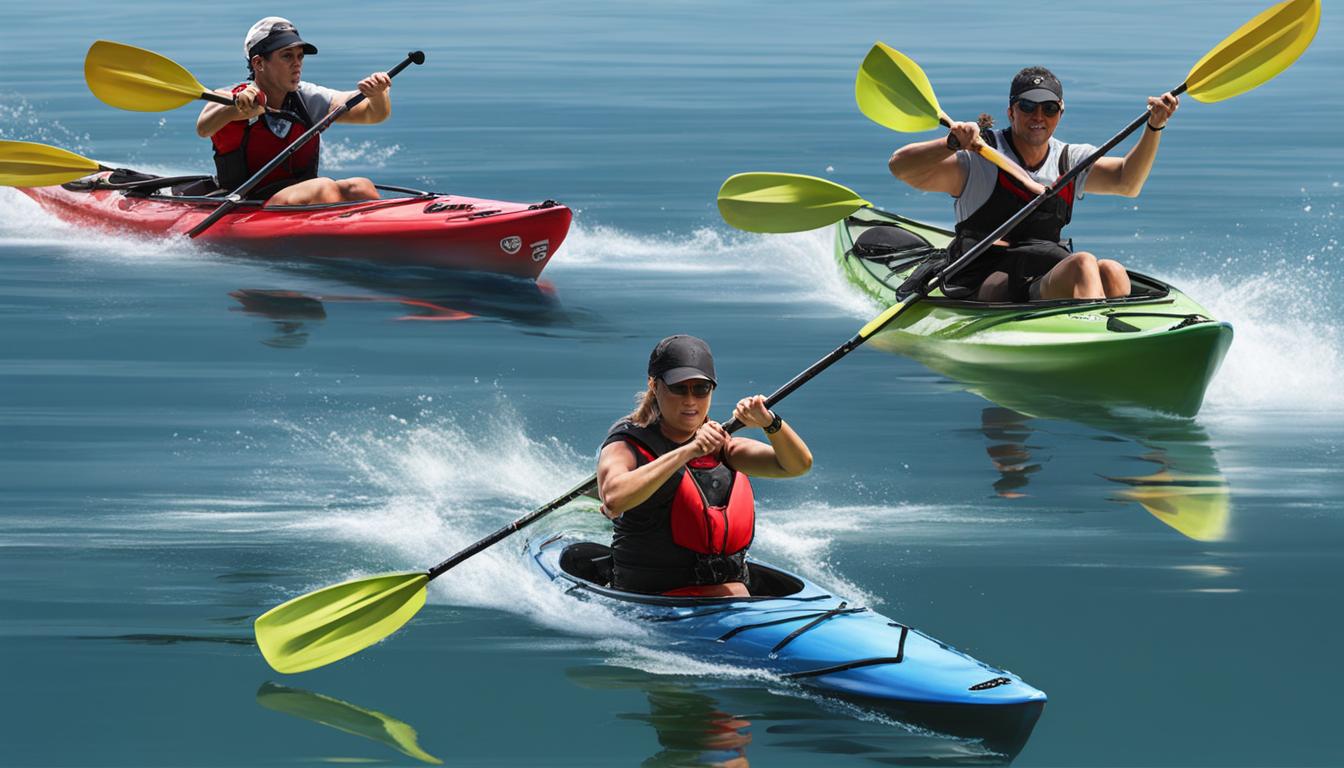 kayak paddle strokes