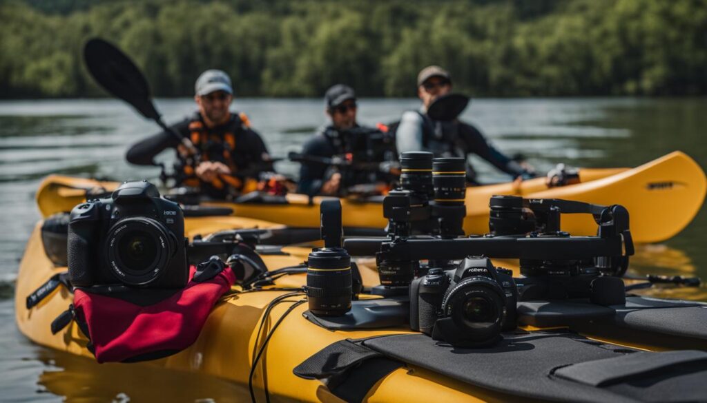 kayak photography equipment