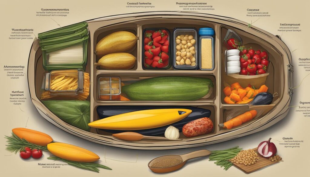 kayak trip food storage