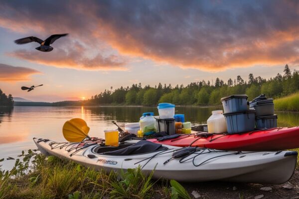 kayak trip food storage