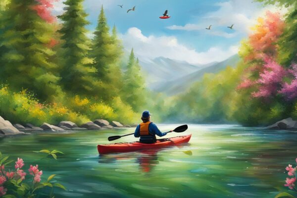 kayaking seasonal wildlife scenery