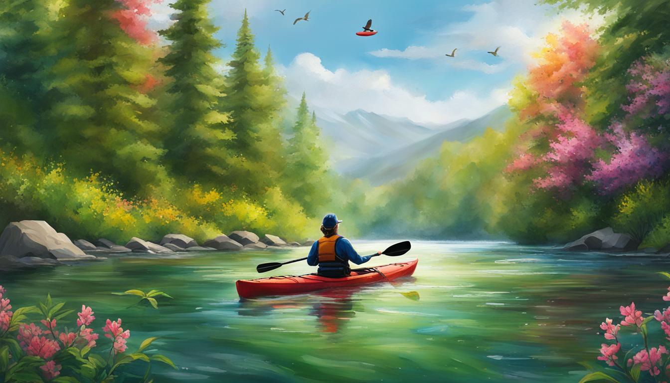 kayaking seasonal wildlife scenery