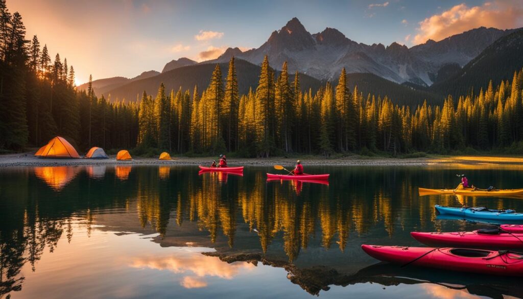 national park kayak camping