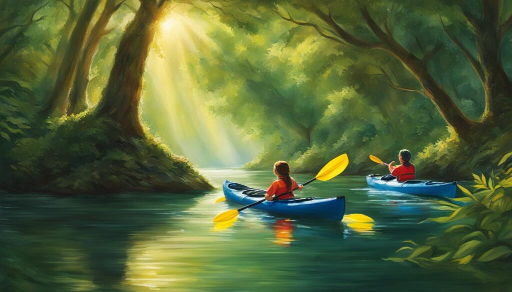 nature-based games for kayak outings