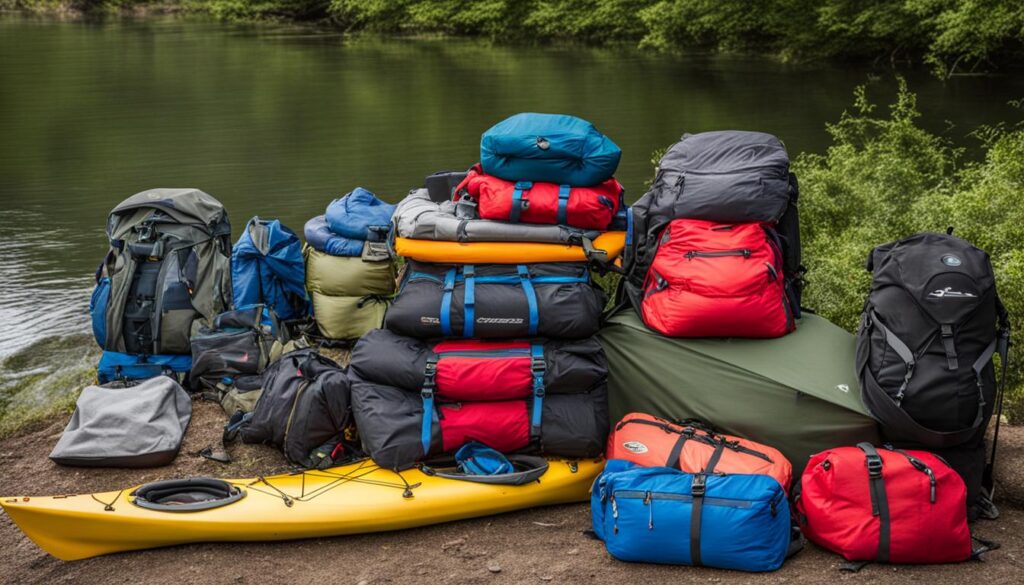 packing for kayak camping