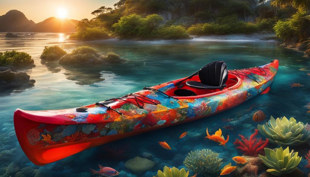personalizing a kayak with decals