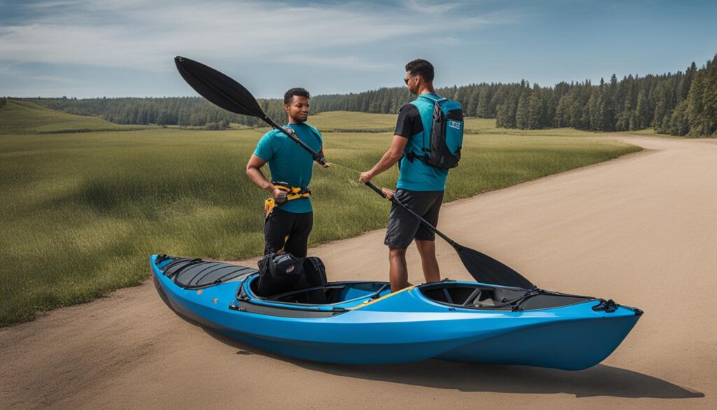 safe kayak lifting