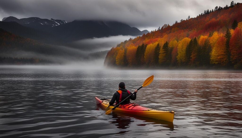 seasonal kayaking