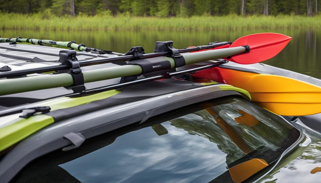secure kayak to roof rack