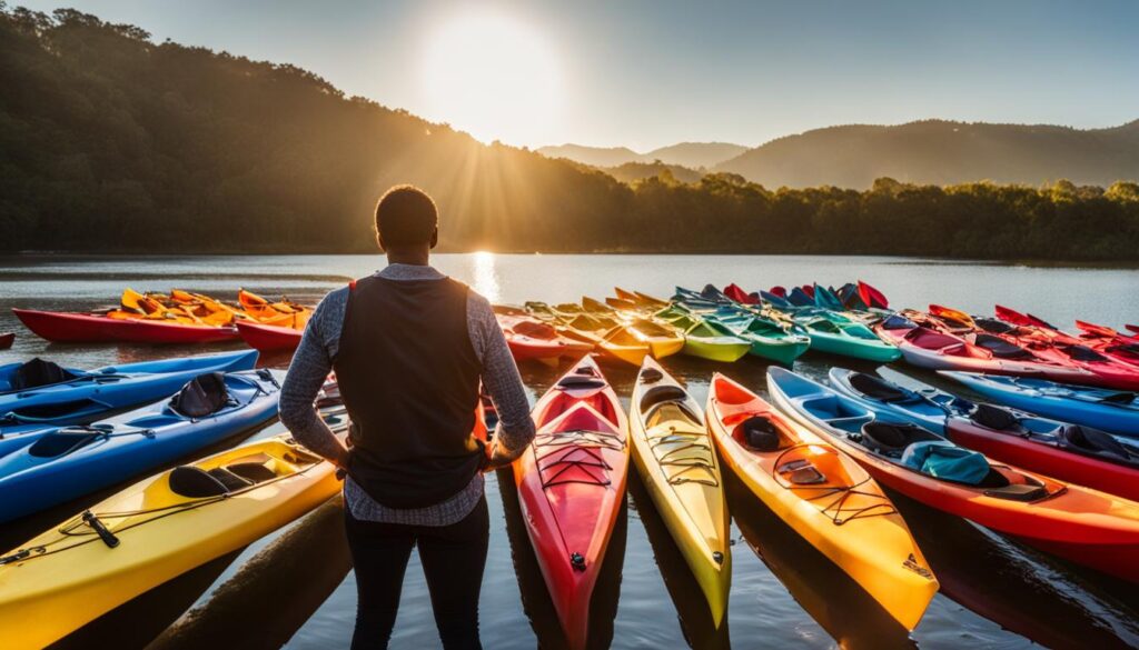 selecting a kayak for beginners