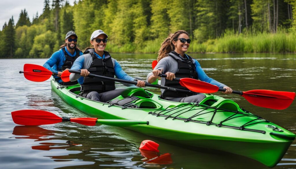 tandem kayak features to consider