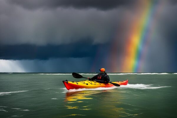 weather kayak camping