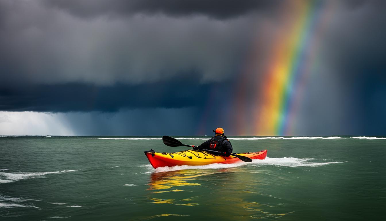 weather kayak camping