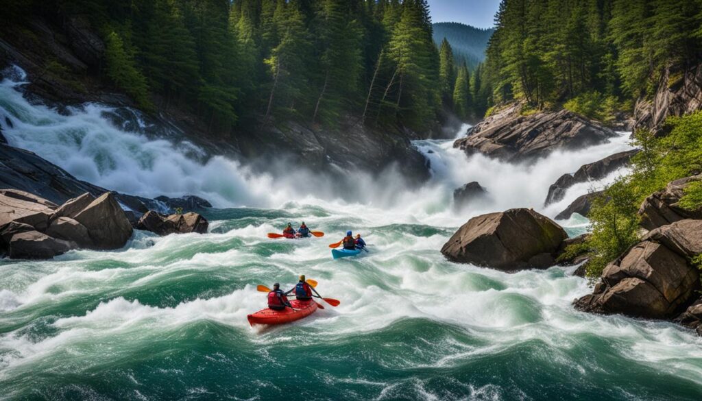 whitewater kayaking festivals in North America