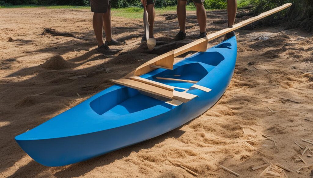 wooden kayaks