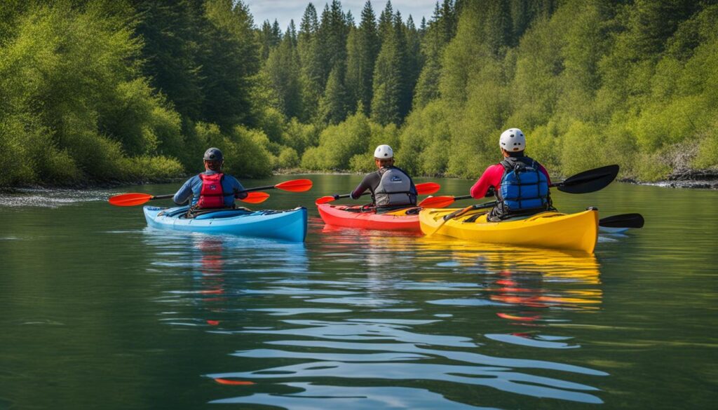 Fitness levels for various kayak adventures