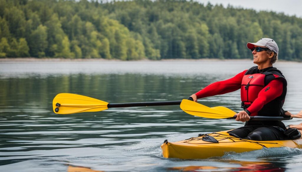 Shoulder injury prevention in kayaking
