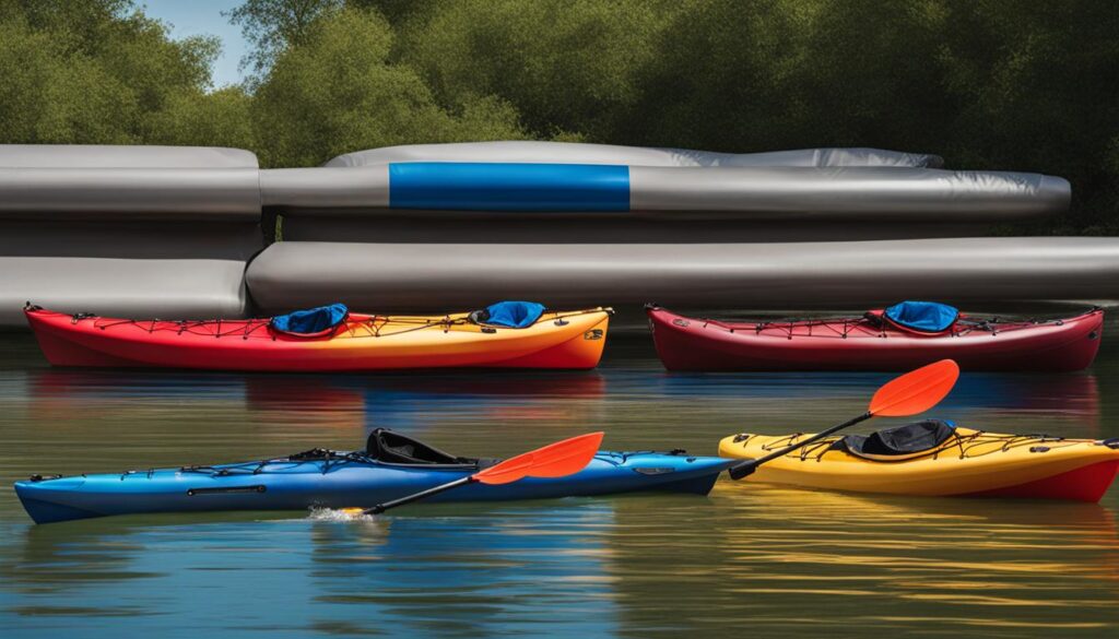 folding and inflatable kayak materials
