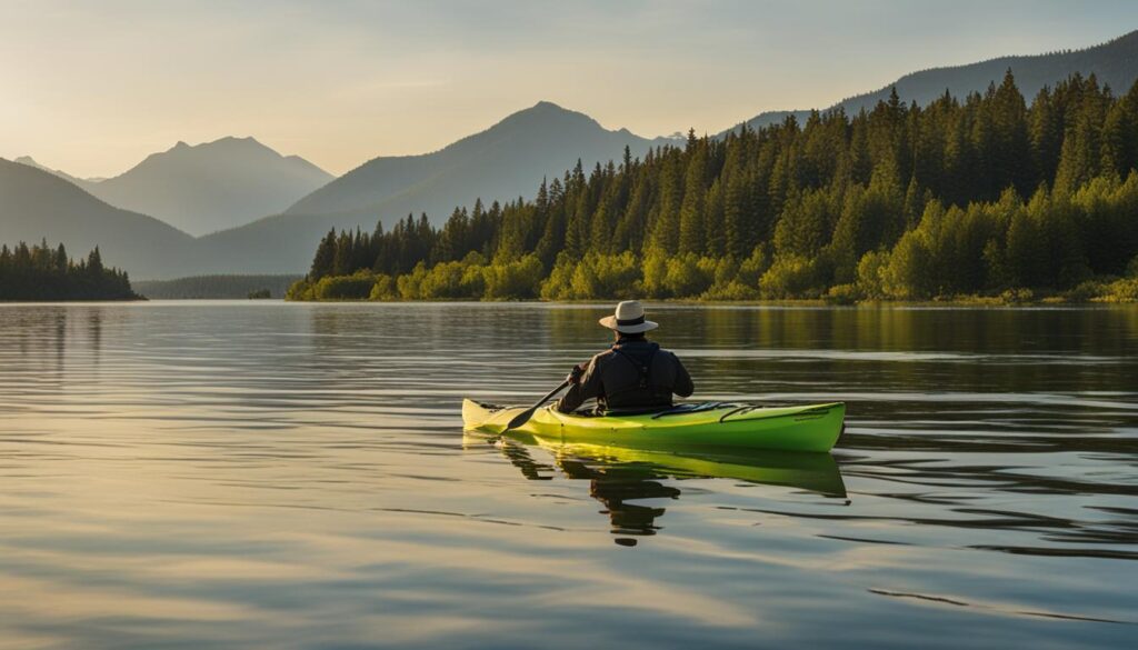 kayaking in sensitive environments