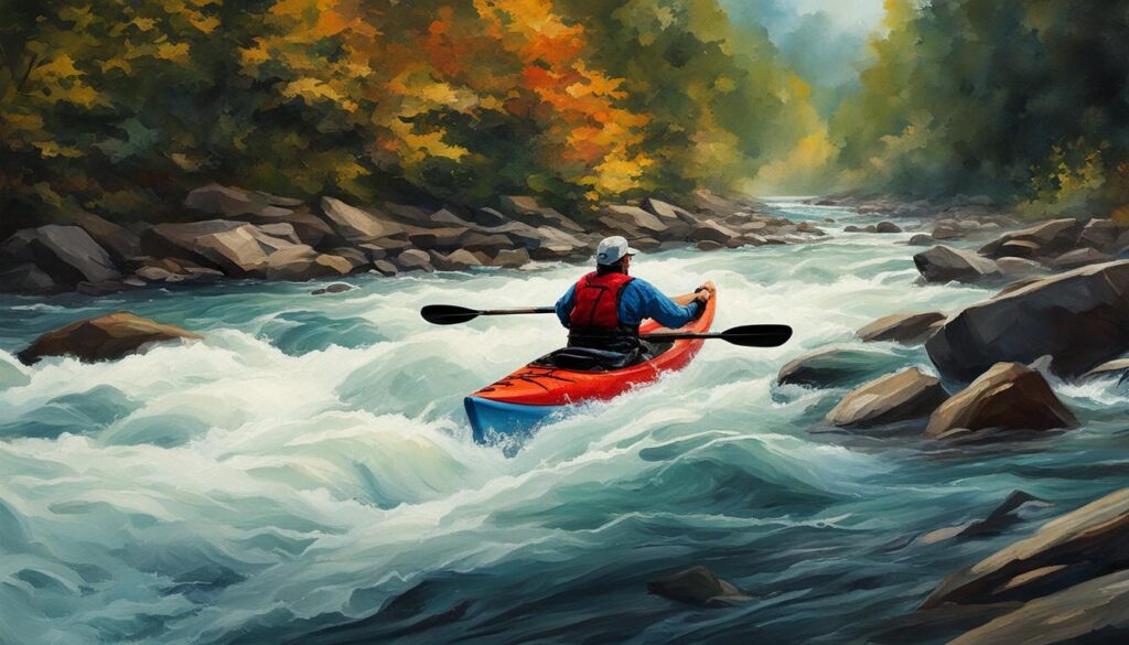 kayaking river flow variations