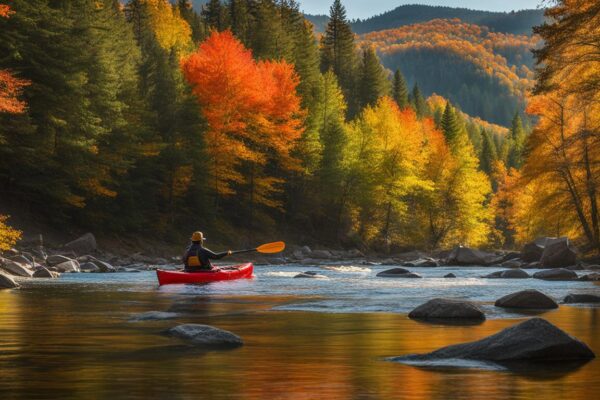 kayaking river levels seasonal