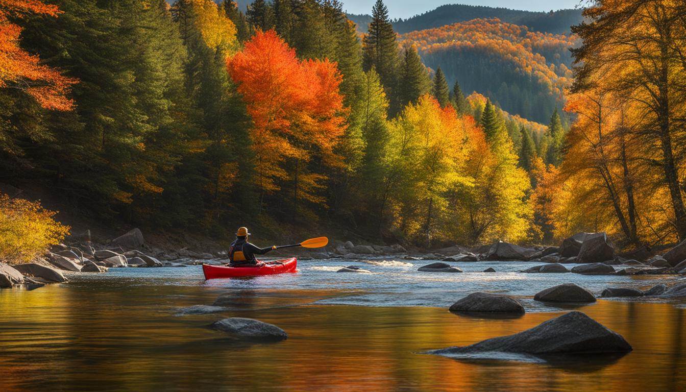 kayaking river levels seasonal